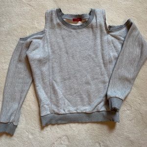 Philanthropy cold shoulder sweatshirt